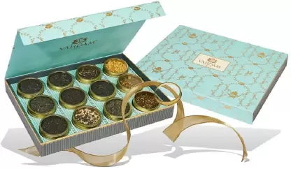 12 Assorted Assorted Tea Blend Festive Gift Box  (250 g)