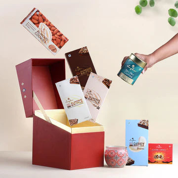 Assorted Premium Chocolate & Nuts Hamper | Choco & Dryfruit Delicacy | Gift for Diwali, Birthdays, Anniversary, or Any Occasion | Roasted Nuts