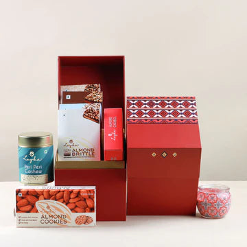 Assorted Premium Chocolate & Nuts Hamper | Choco & Dryfruit Delicacy | Gift for Diwali, Birthdays, Anniversary, or Any Occasion | Roasted Nuts