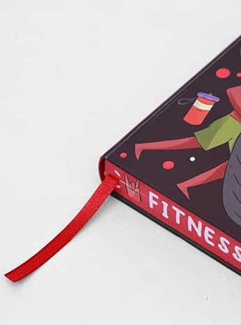 Fitness Freak Edge Printed Ruled Notebook (Brown Size : 150 X 220Mm, 610Gms)