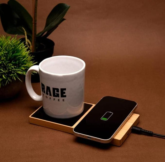 True Vybes Multi-Functional Wireless Charger with Cup Warmer - an Ecofriendly Sustainable Product - Corporate Gift