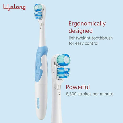 Lifelong LLDC09 Ultra Care Battery Operated Toothbrush With Replacement Head