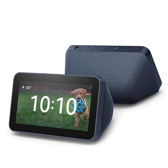 Echo Show 5 (2nd Gen, 2021 release) - Smart speaker with 5.5" screen, crisp sound & hands-free entertainment with Alexa