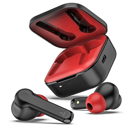 boAt Airdopes 458 TWS Wireless Earbuds with Spatial Bionic Sound by THX,in Ear Enx Tech,30H Playtime, Beast Mode, Signature Sound,ASAP Charge,IPX5, IWP,Touch Control