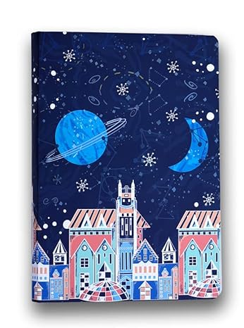 Dreamy Night Edge Printed Ruled Notebook (Blue Size : 150 X 220Mm, 610Gms)