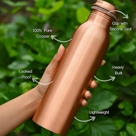 Personized Pure Copper Water Bottle