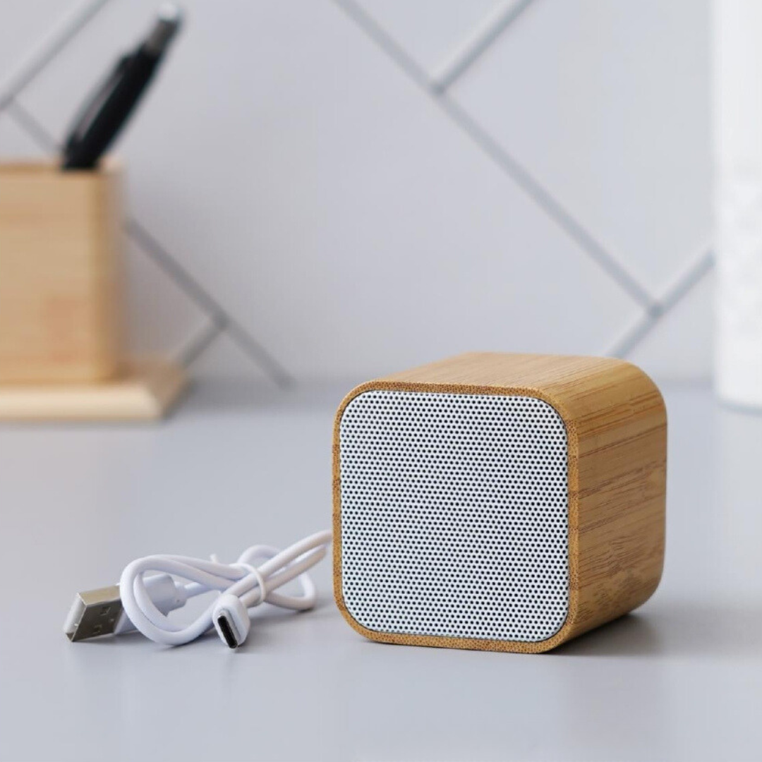 Bamboo Speaker for Corporate employee, Friends, husband and wife | Bluetooth Speaker