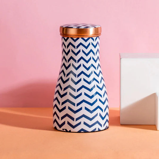 Copper Jug | Blue & White | 850 ml