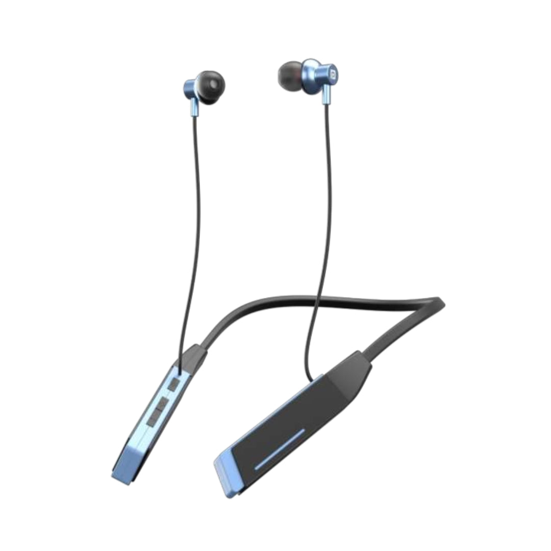 Portronics Harmonics Z2 Wireless Bluetooth 5.2 Headset with Mic, ENC Noise Cancelling, Upto 30Hrs Playtime, Fast Charging Type C Neckband, Voice Assistant, & in-line Controls