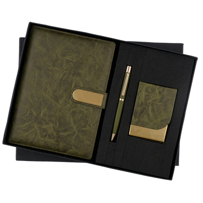 Personalized 3-in-1 Gifts sets of Diary with Cardholder & Pen