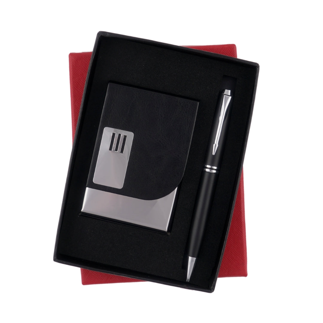 Personalized 2-in-1 Gifts sets Cardholder with pen