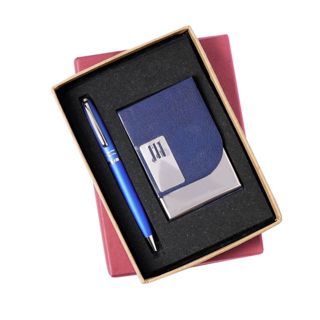 Personalized 2-in-1 Gifts sets Cardholder with pen