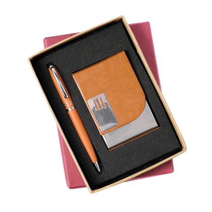 Personalized 2-in-1 Gifts sets Cardholder with pen