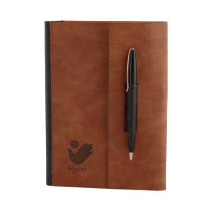 PU Cover Perfect Bound A5 Size Notebook