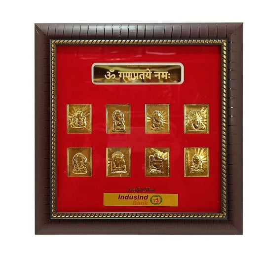 Brown Wooden Asth Ganesh  frame For Home and office