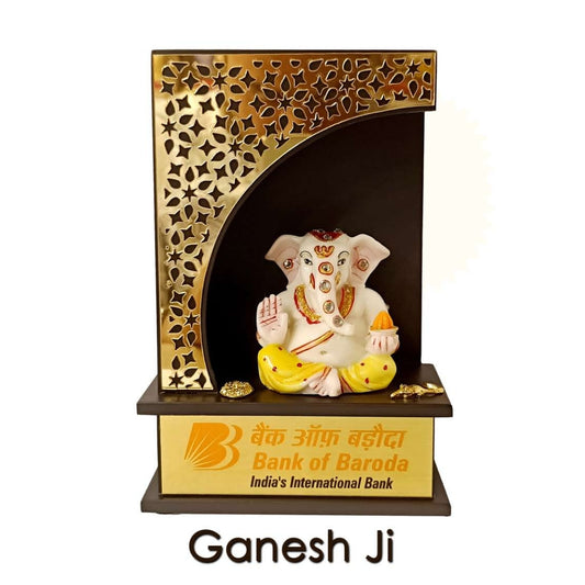 Customized Marble Ganesha Statue of Beauty With branding