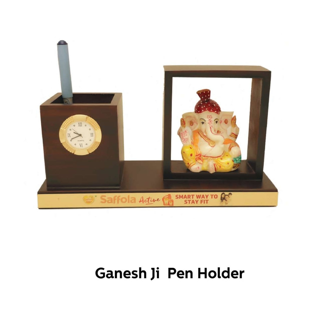 Customized Marble Ganesha Idol with pen stand