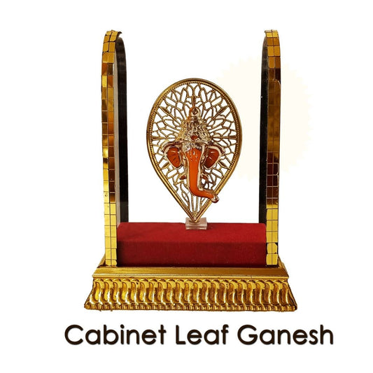 Customized Marble Cabinet Leaf Ganeshji