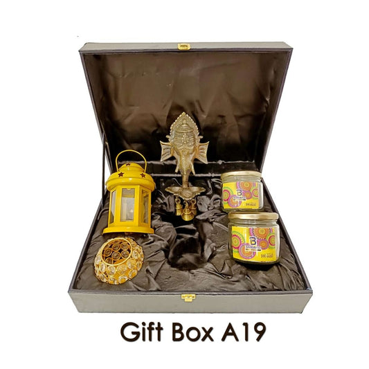 Brass Hindu God Statue Gift Box