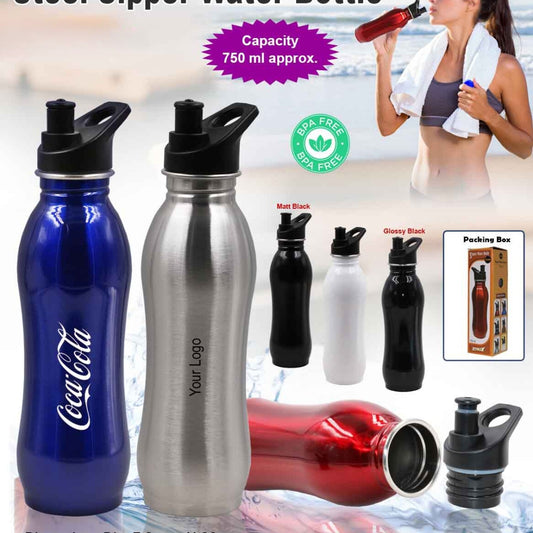 Steel Sport Sipper Water Bottle gift to your friends, husband, wife, daughter, and your son