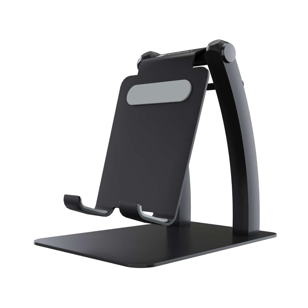 Portronics MODESK Burj Mobile Holder Stand with Metal Body, Anti Skid Design, Light Weight for All Smartphones, Tablets, Kindle, iPad