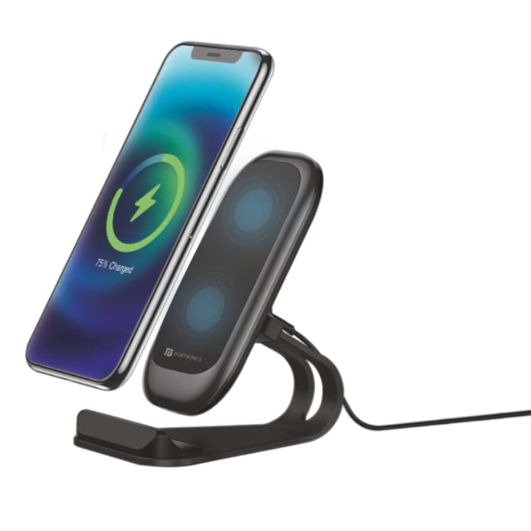 Portronics freedom 15 desktop wireless charger