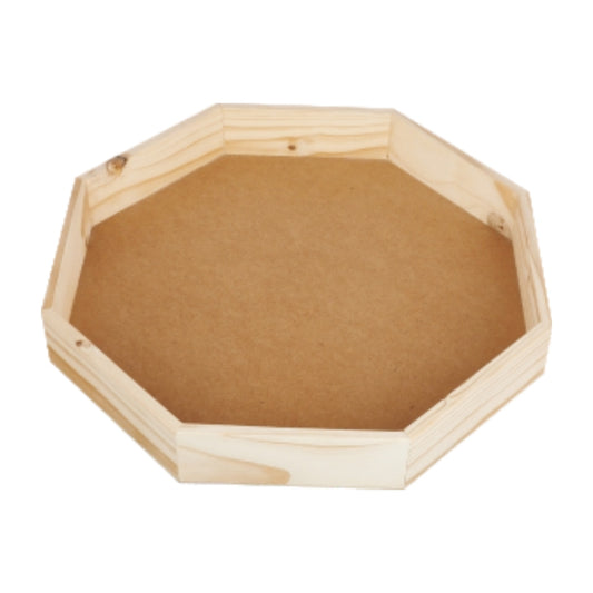 Wood Big Hexagon Basket | Wooden Storage Box| Wooden Crate for Diwali Hamper | Christmas Hamper| Tray| | Gift Hamper | Pine Wood Basket | Basket| Wood Basket