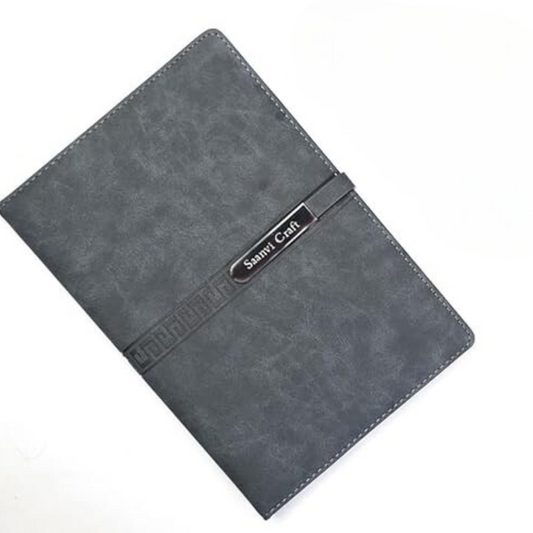 Personalized  Hard Bound United Leather PU Leather Promotional Executive Diary , A5 Size, For Office