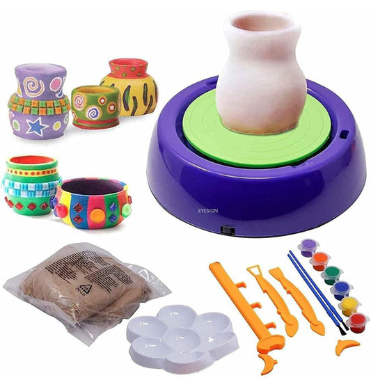 Clay Pottery Wheel Craft Kit for Kids