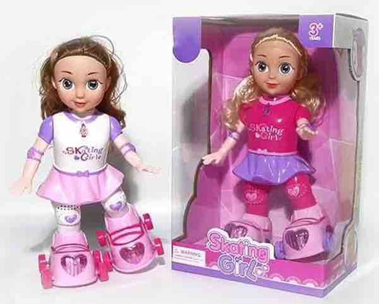 Wholesale Electric Skating Girl Simulating Toy with Light Music Car for Girl