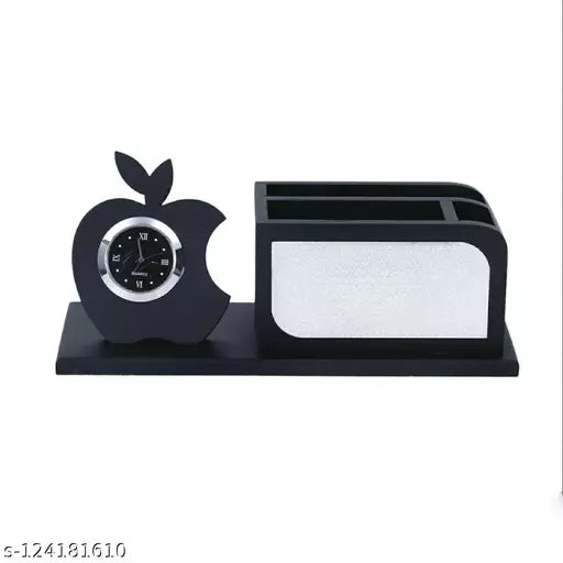 Personalized Pen Stand with Clock and Mobile Stand with multipurpose usage