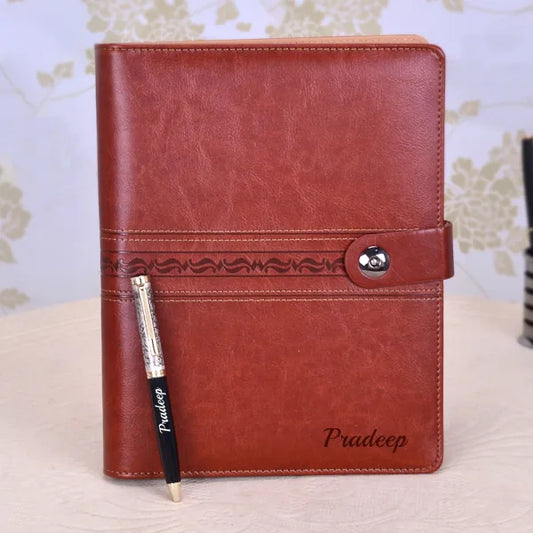 Personalized Leather planner, Office Diary