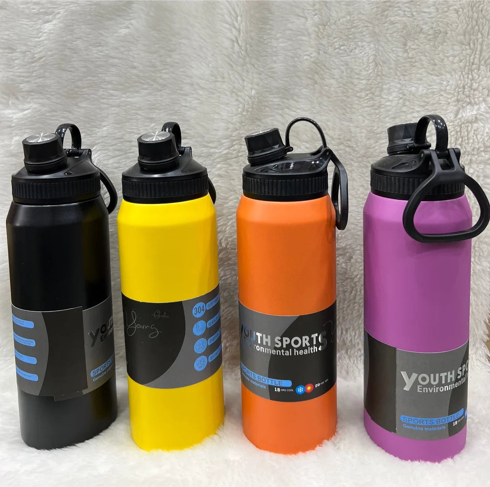 Hot selling lovely creative new large capacity stainless steel thermos cup,portable high appearance level student water mug